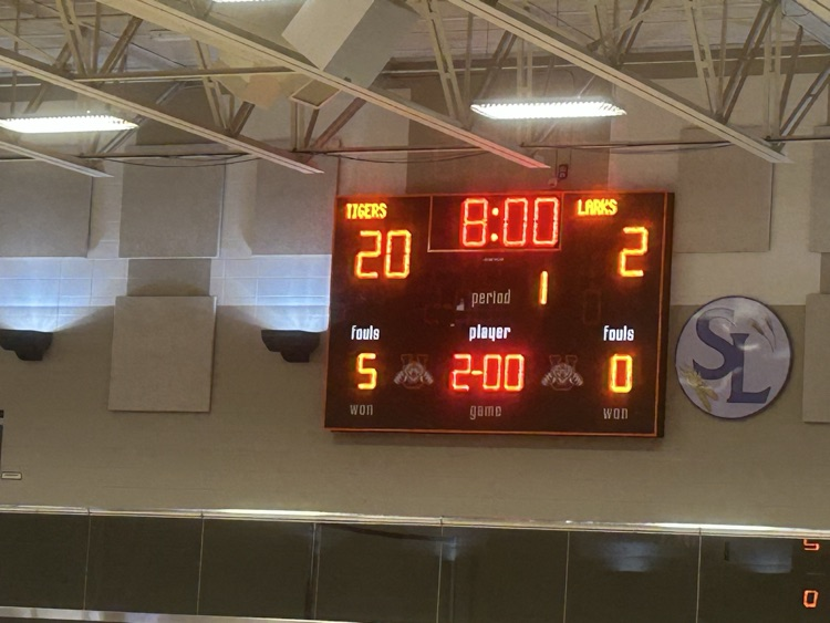 Lady Tigers up after first quarter!