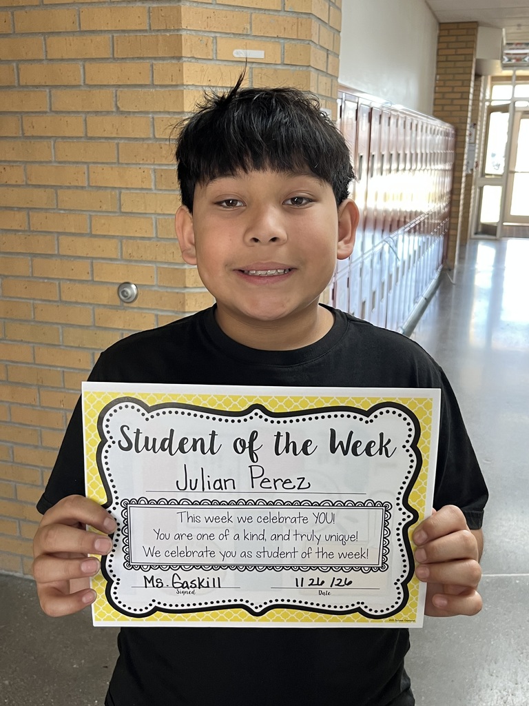 Student of the Week