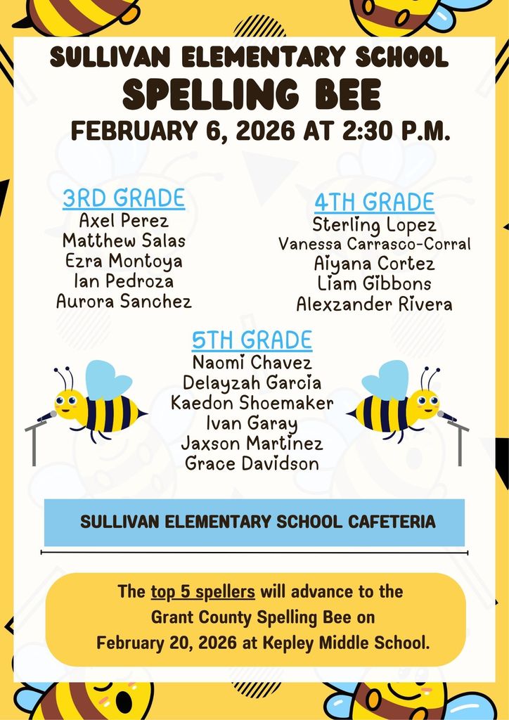 Spelling Bee Winners