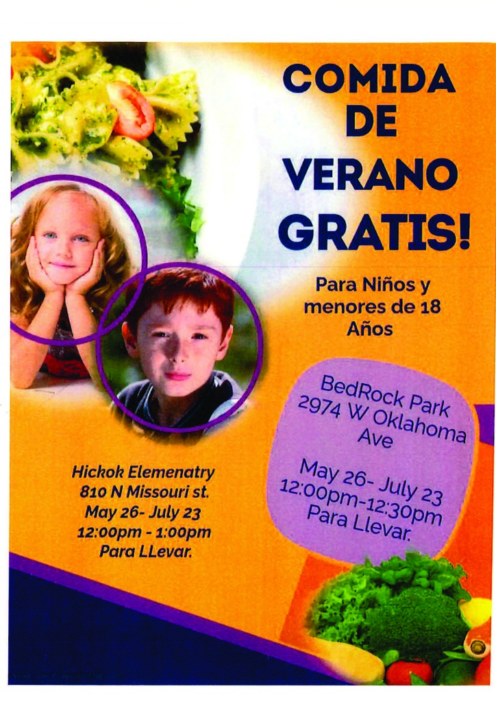2026 Summer Free Lunches