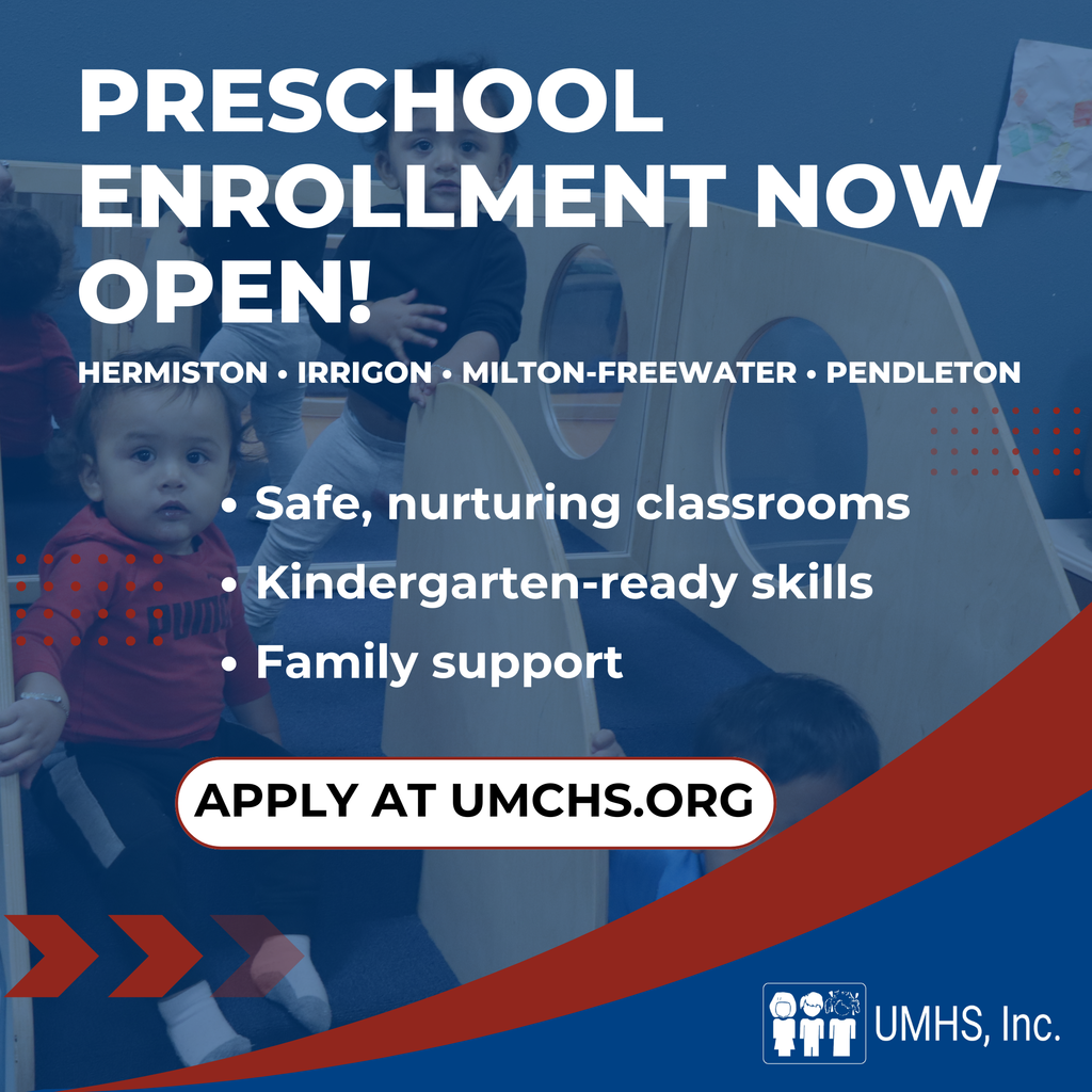 Banner for Preschool enrollement