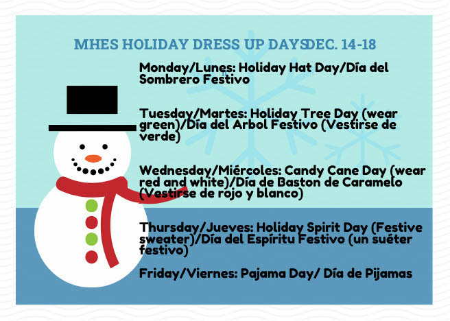 McNary Heights Holiday Dress Up Days | McNary Heights Elementary School McNary Heights Holiday Dress Up Days | McNary Heights Elementary School