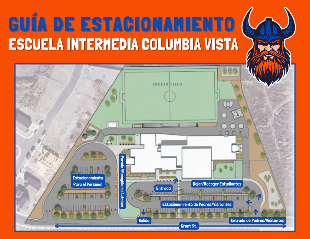 Guía de Estacionamiento Escuela Intermedia Columbia Vista