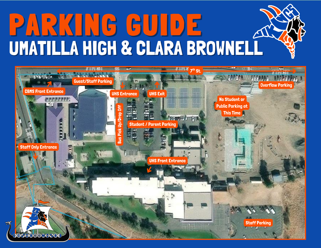 Parking Guide Umatilla High & Clara Brownell