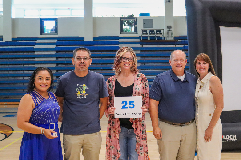 Photo of our staff members who have been with the district for 25 years