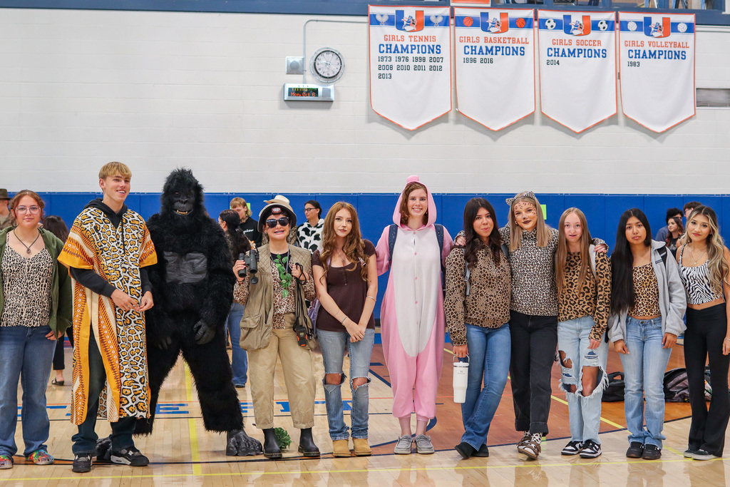 UHS students dressed up