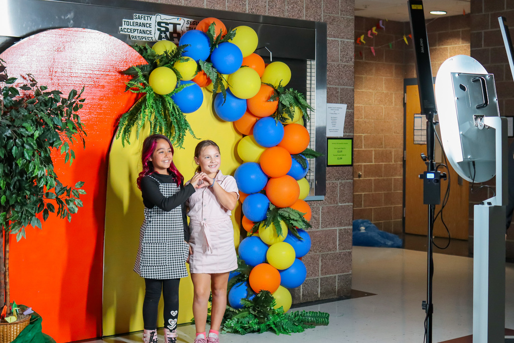 students taking a photo