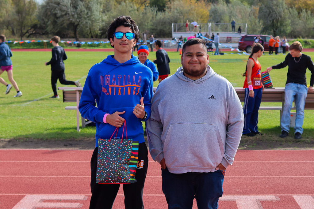 photo of senior with family member