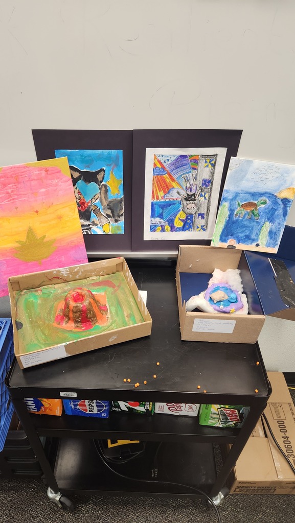 Photo of student artwork