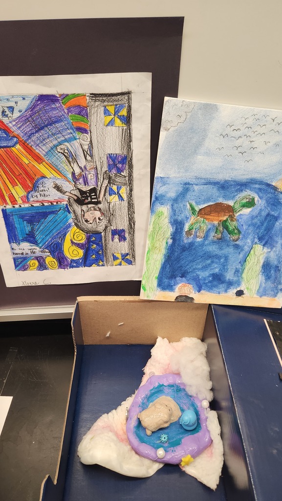 Photo of student artwork