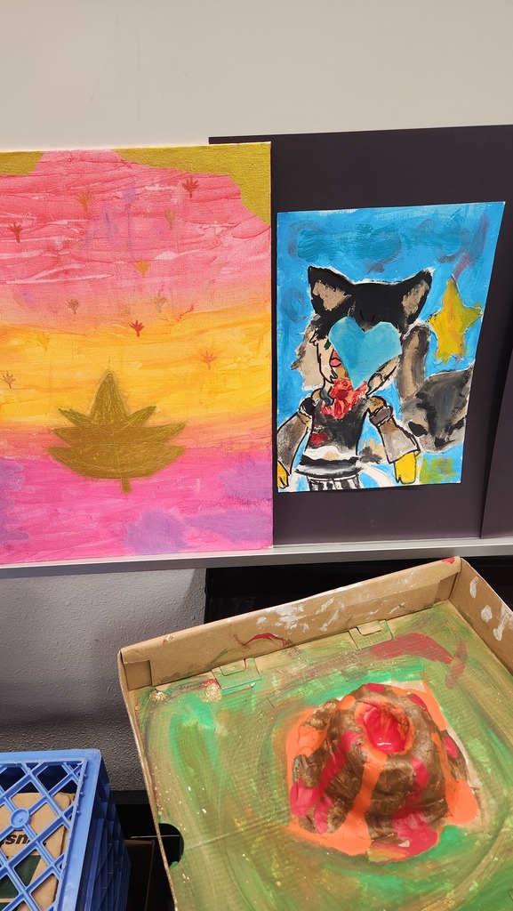 Photo of student artwork