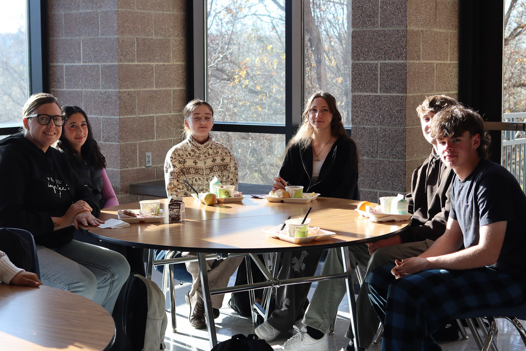 photo of student with family