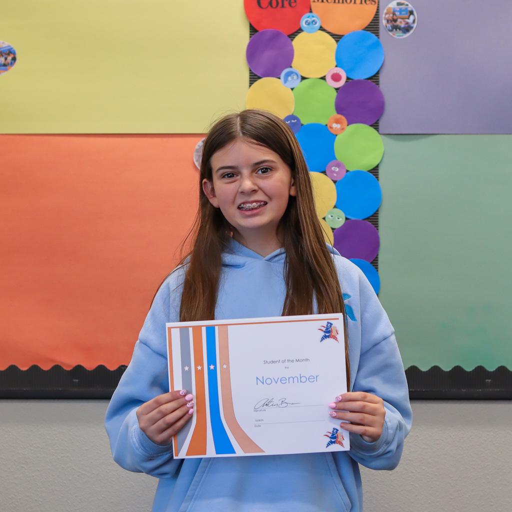 photo of student of the month 