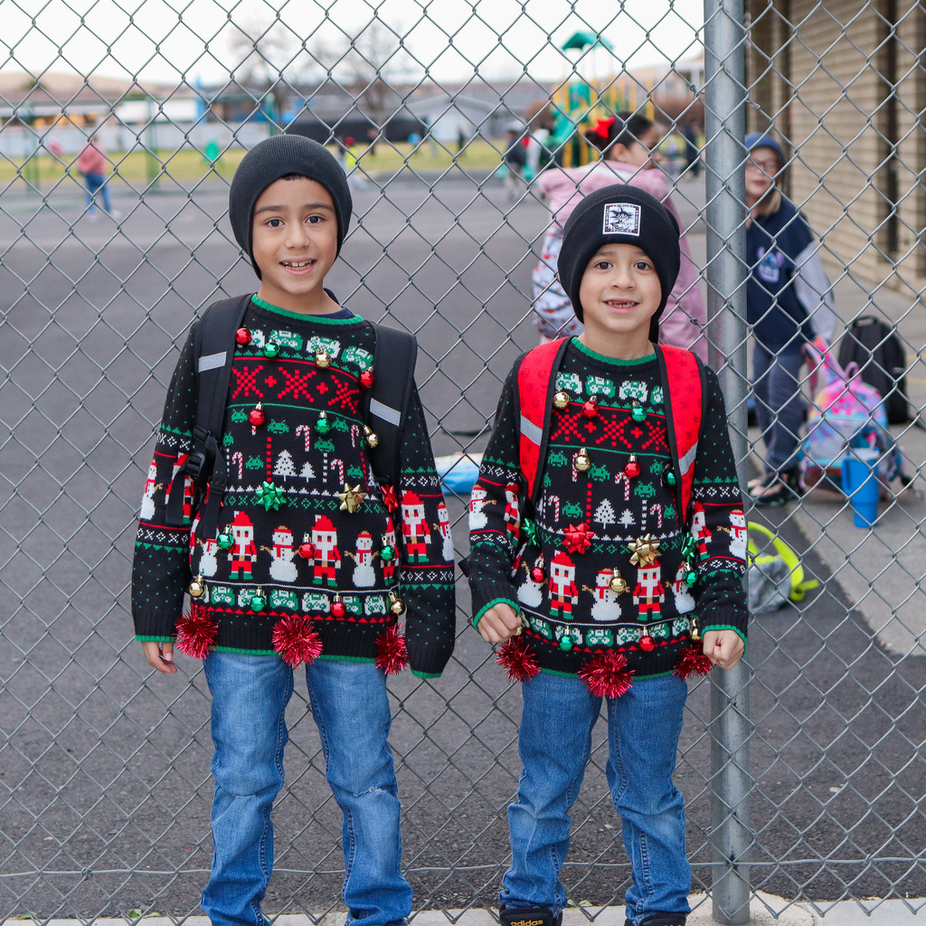 Students at MHES dressed up