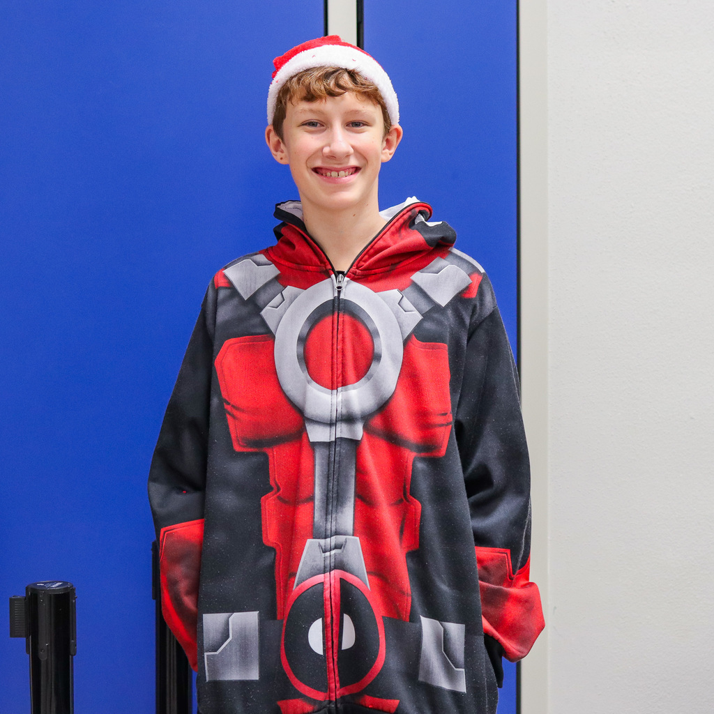 student at CBMS dressed up