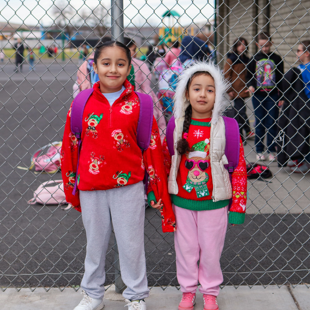 Students at MHES dressed up