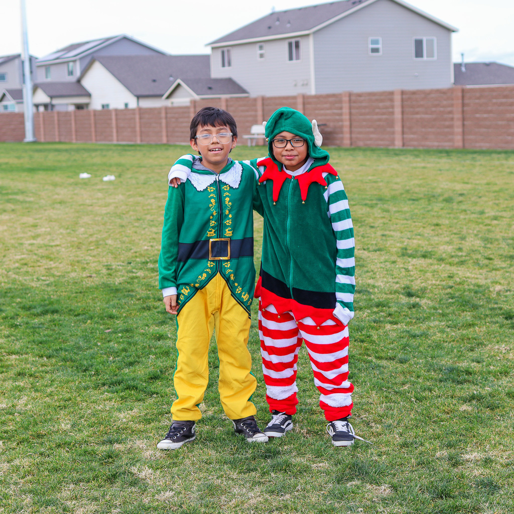 students at CVI dressed up