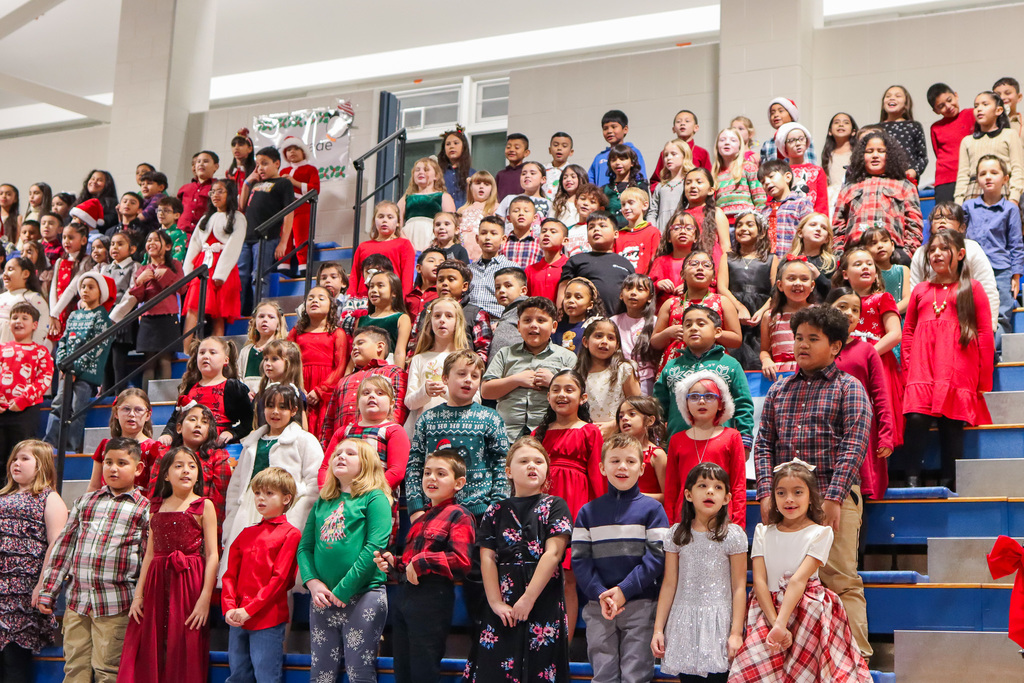 photo of second grade singing