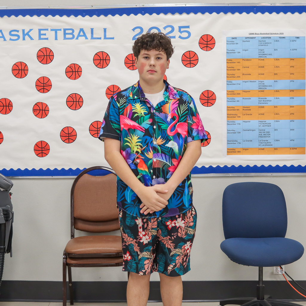 CBMS student dressed up