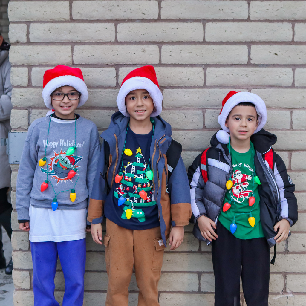 MHES students dressed up