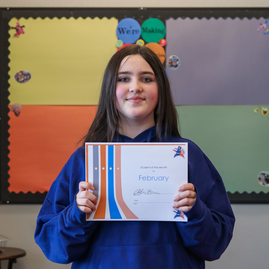 photo of student of the month