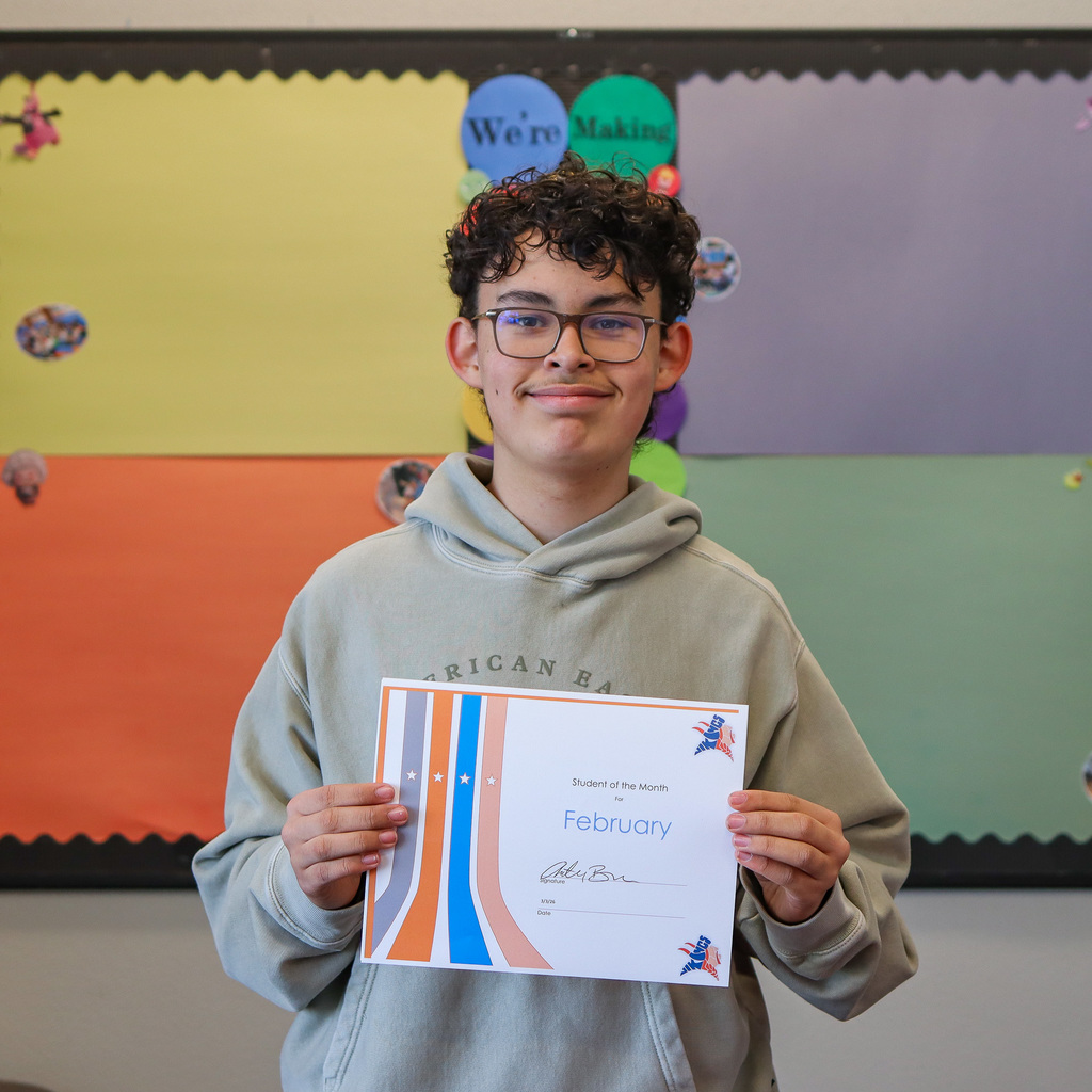 photo of student of the month