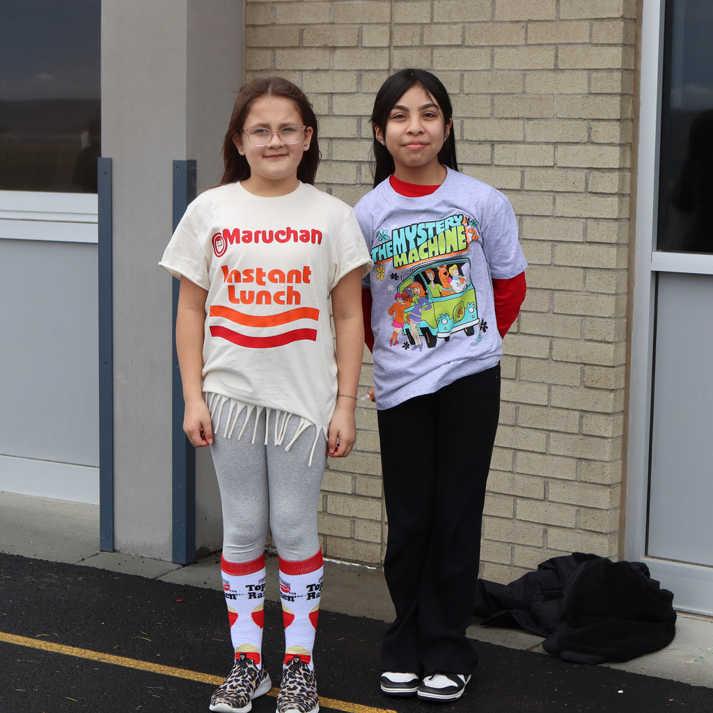 students with crazy clothes