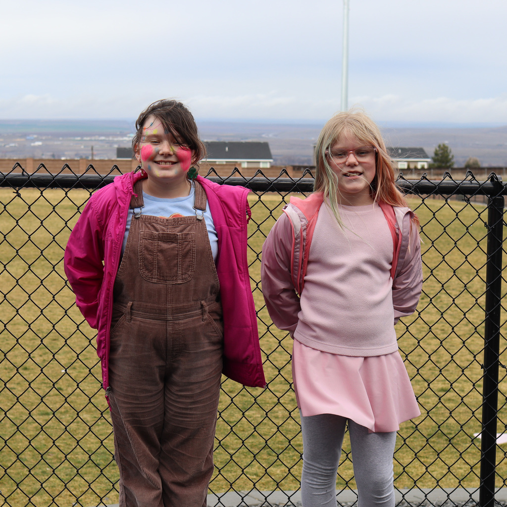 students with crazy makeup and hair