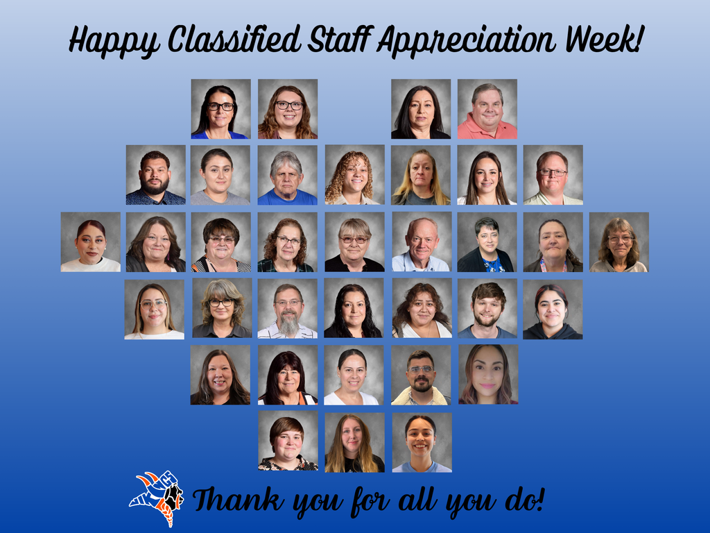 Happy Classified Staff Appreciation Week! Photos of classified staff. UHS Logo. Thank you for all you do! 