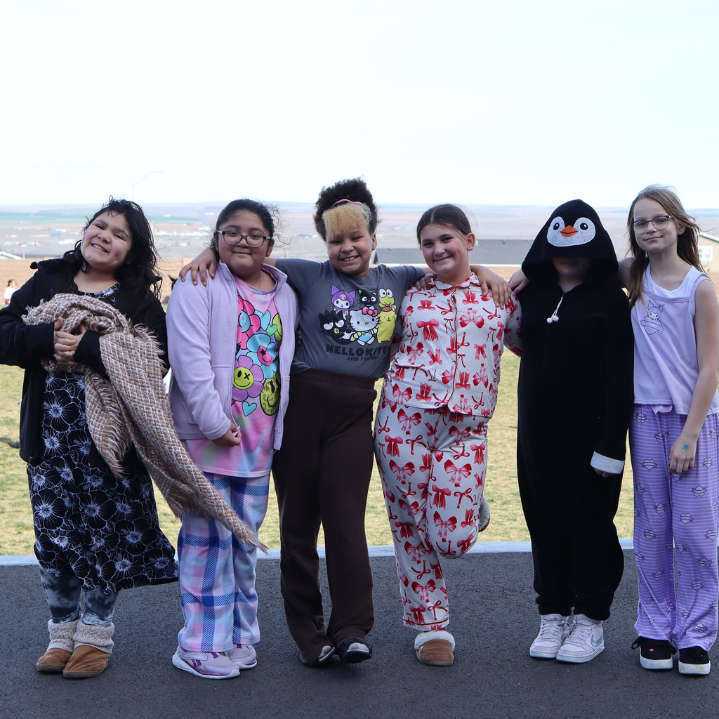 CVI students wearing pajamas