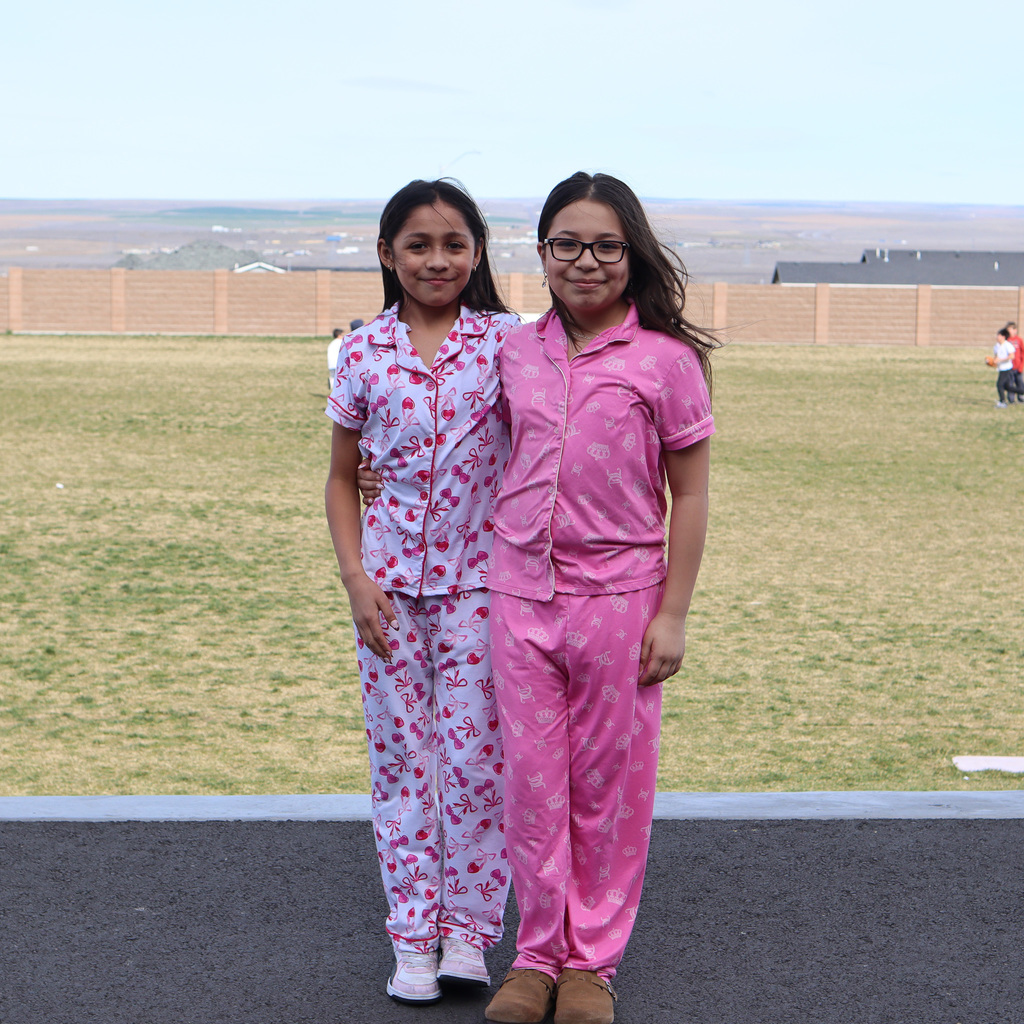 CVI students wearing pajamas