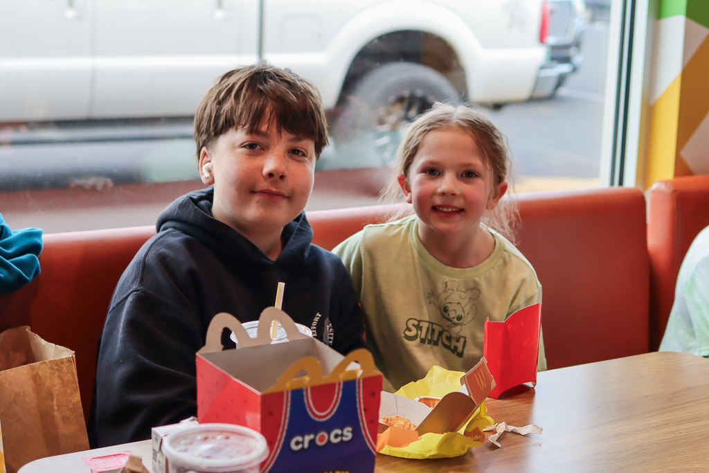 students posing for a photo