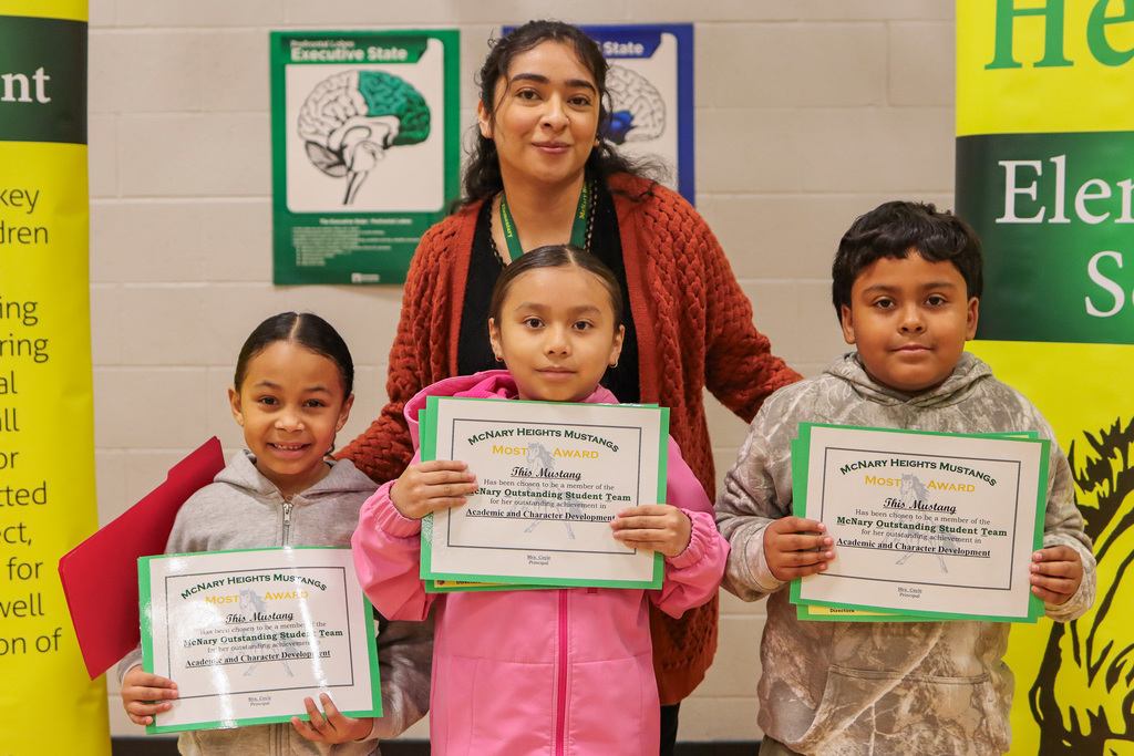 Mrs. Navarrette and her MOST Award Winners