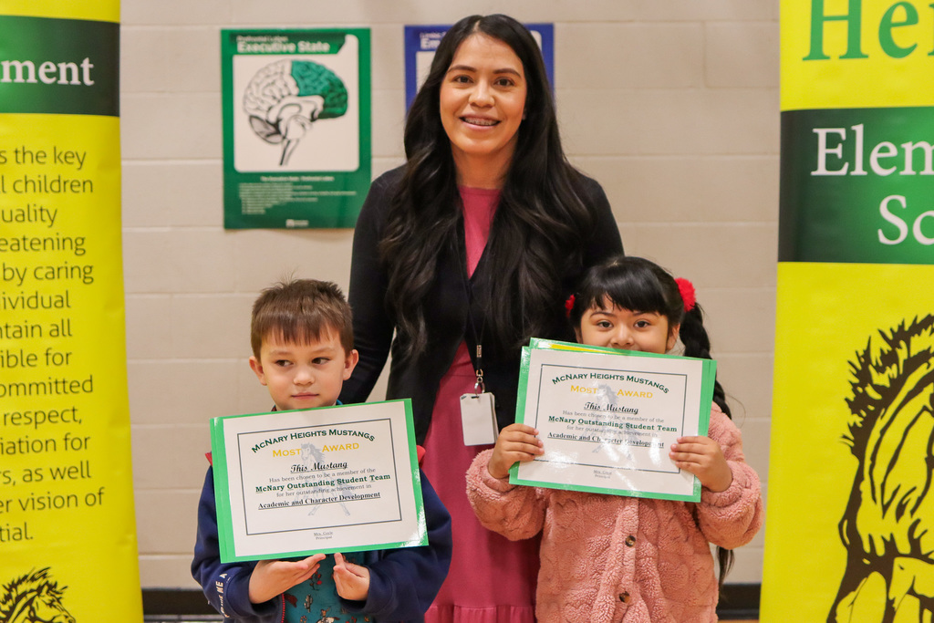Mrs. Garcia and her MOST Award Winners