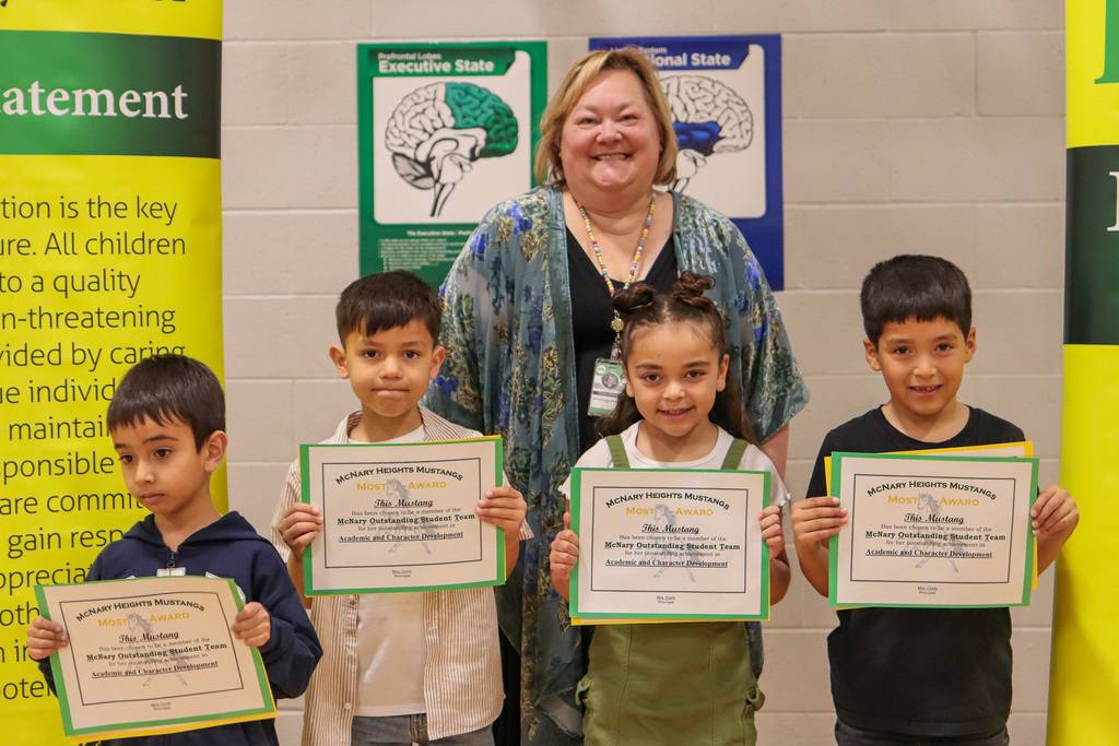 Mrs. Lorence and her MOST Award Winners