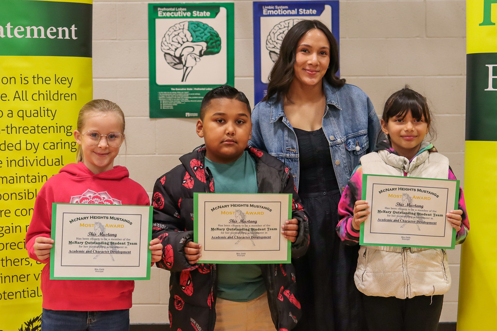 Ms. Fuentes and her MOST Award Winners