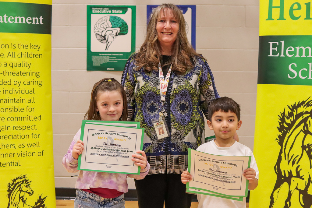 Mrs. Johnson and her MOST Award Winners