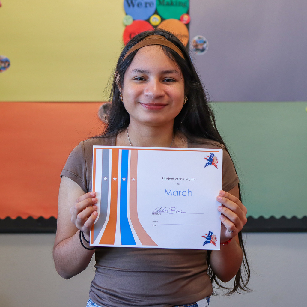 photo of student of the month