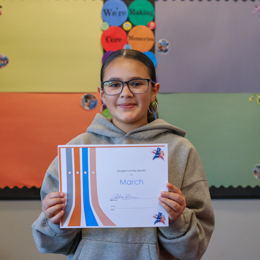 photo of student of the month