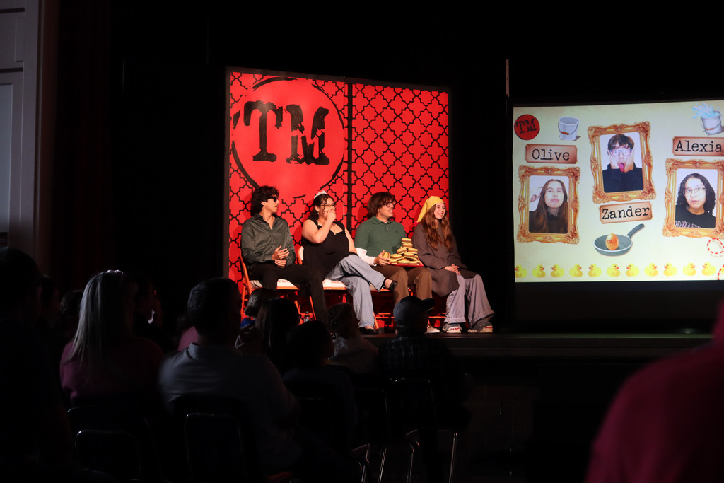 Contestants being introduced to audience on stage
