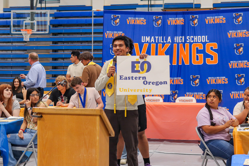 Student declaring they will be attending Eastern Oregon University
