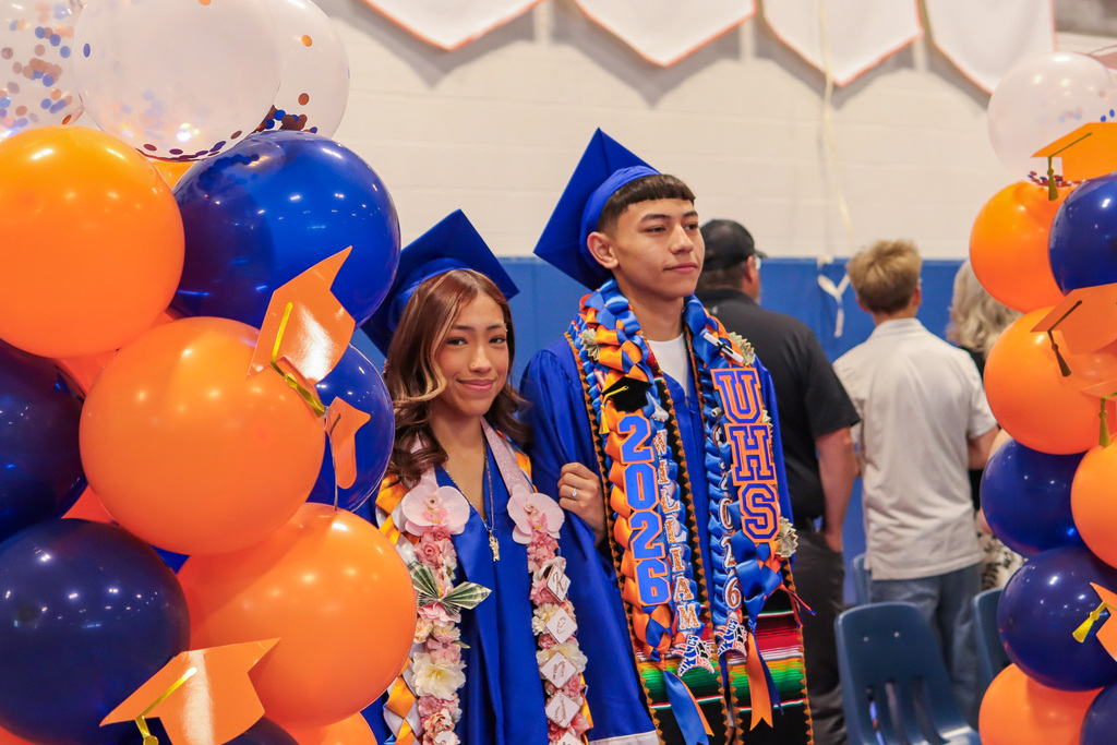 Students walking towards their seats
