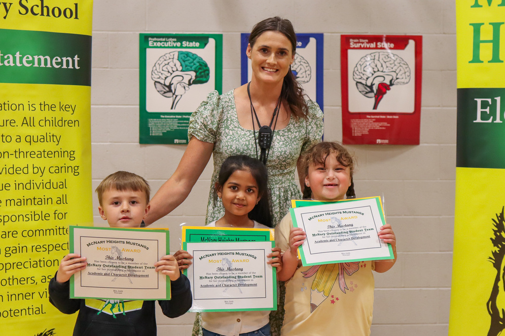 Mrs. Summerlin's MOST Award winners