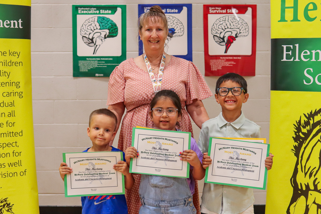 Mrs. Johnston's MOST Award winners