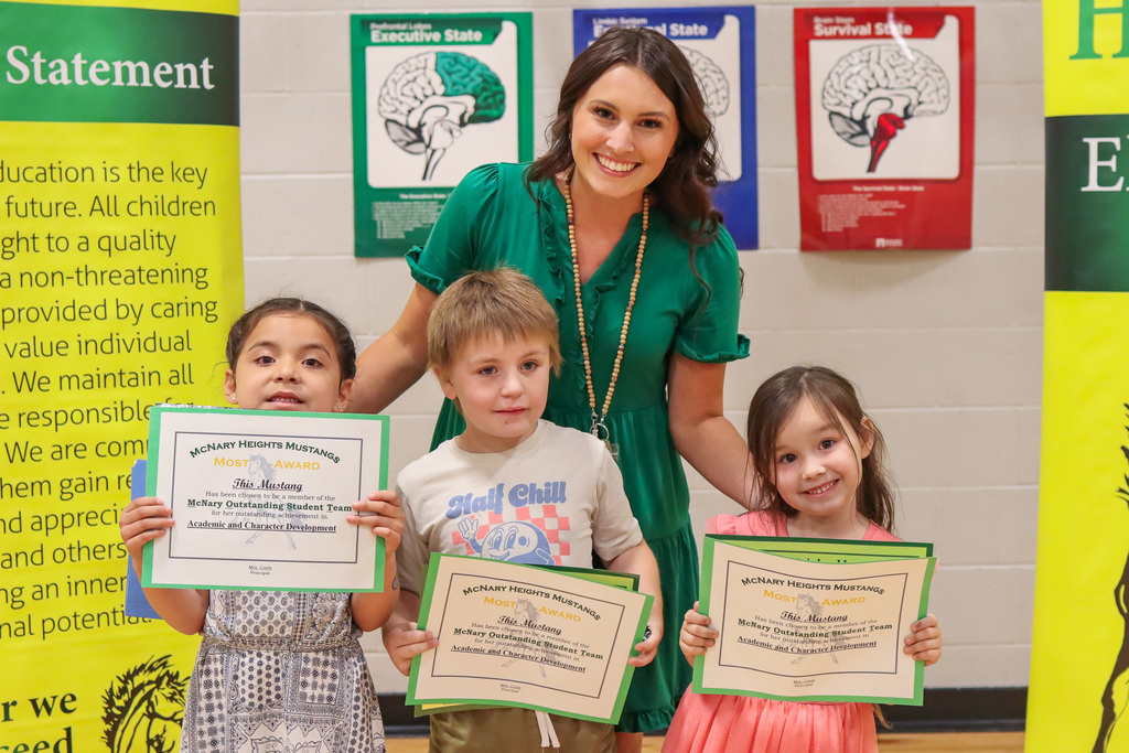 Mrs. Britt's MOST Award winners