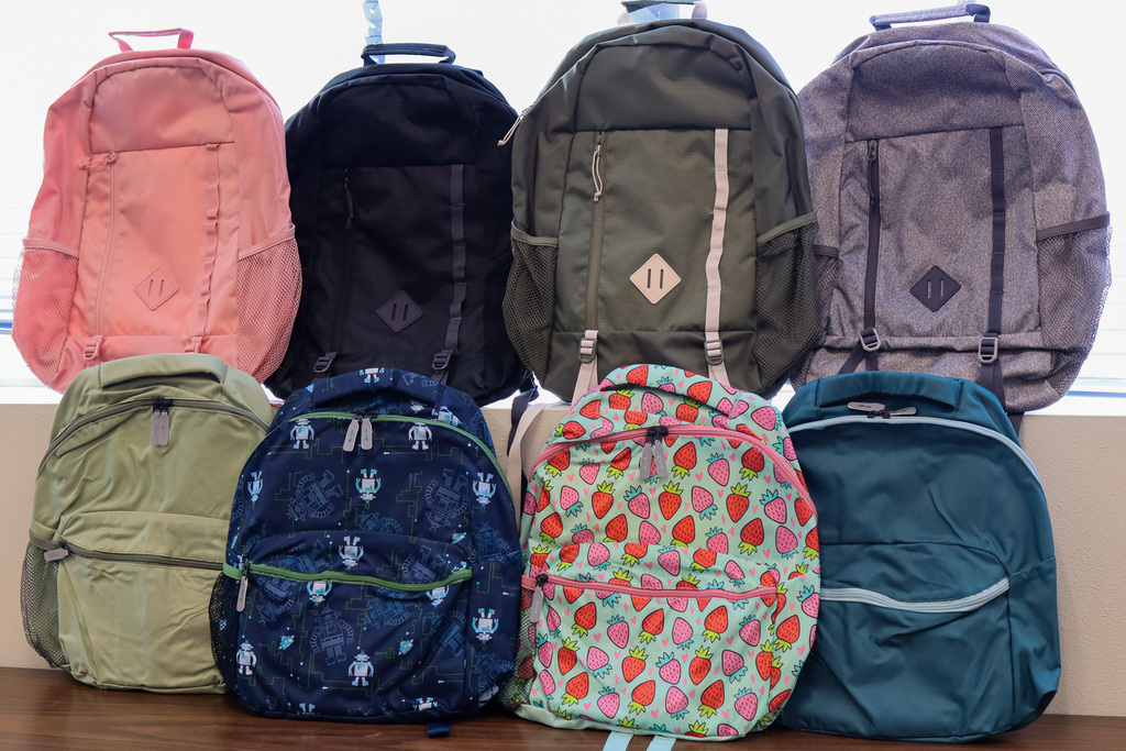 Photo of backpacks available