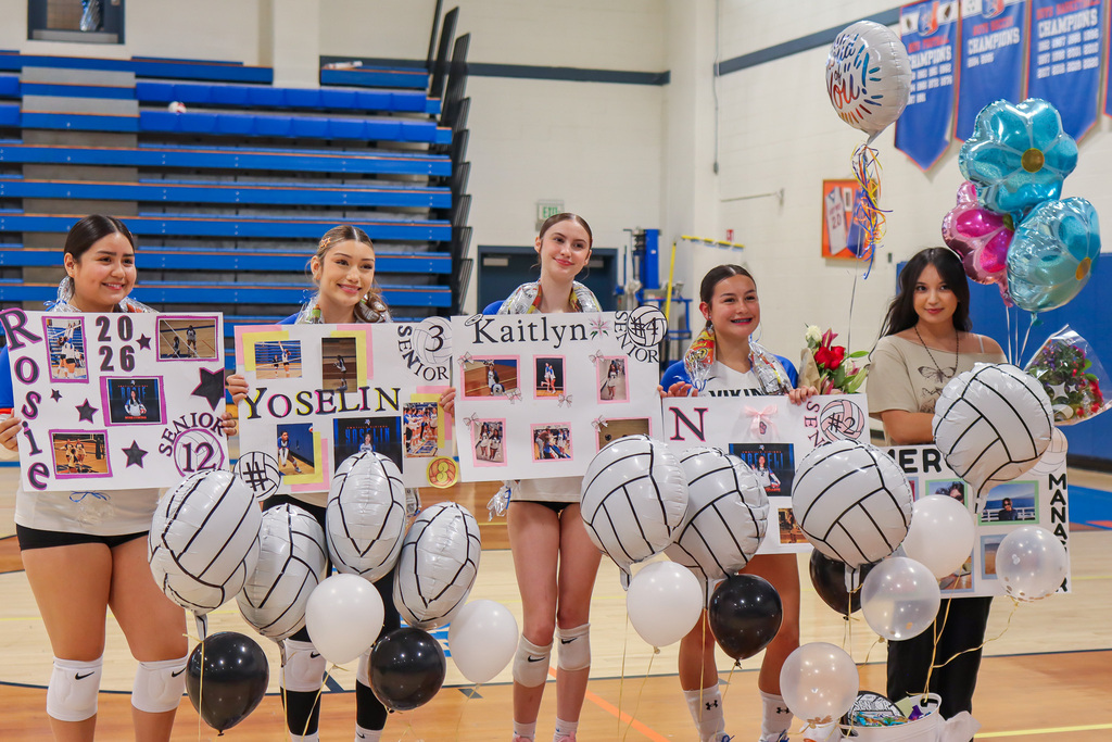 Photo of all Volleyball Seniors