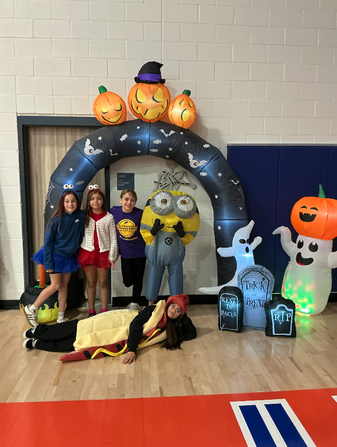 CVI students dressed in their halloween costumes