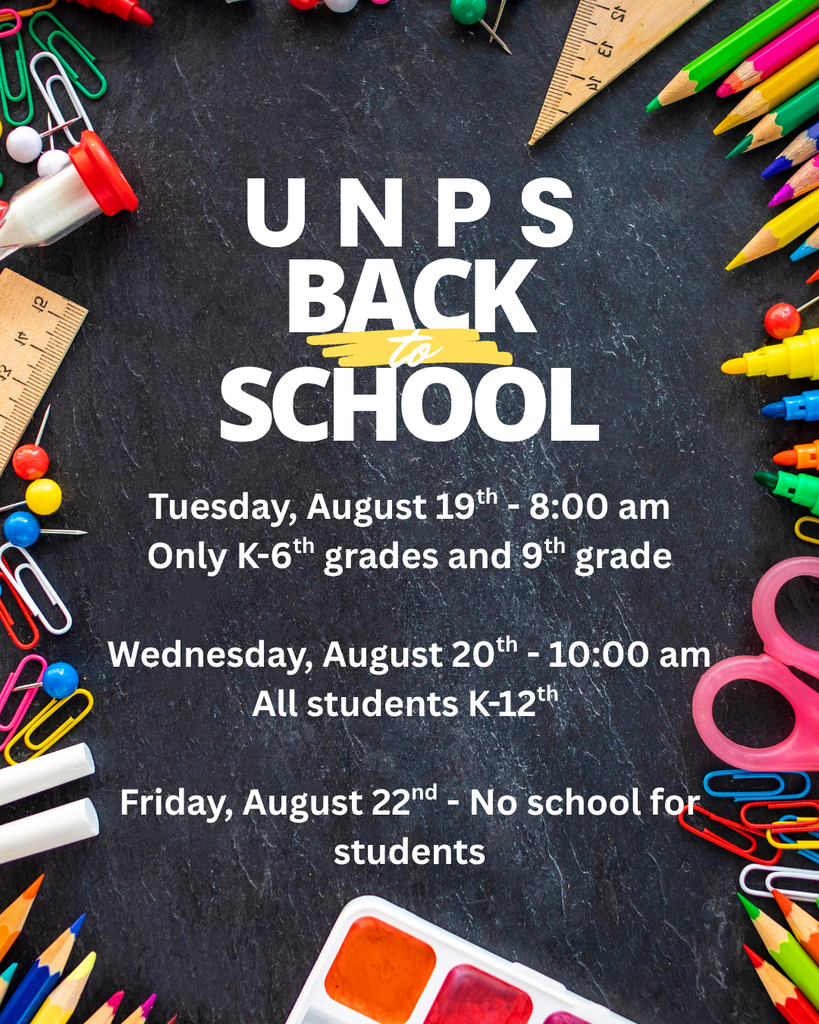 Back to school flyer