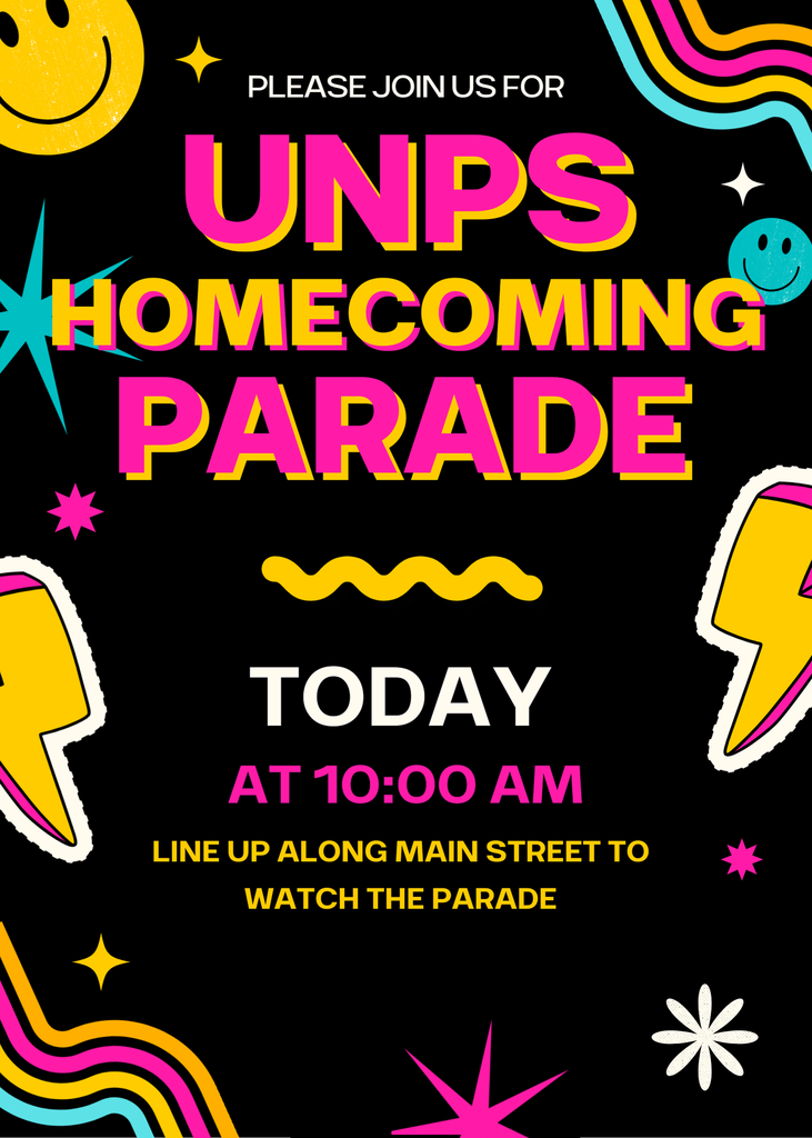 Make sure to head down to the parade on Main Street today.  It will start at 10 am.
